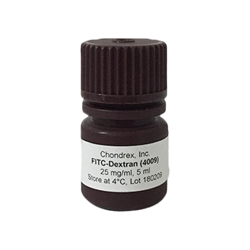 FITC-Dextran, 40 kDa, 25 mg/ml x 5 ml  FITC 标记右旋糖苷