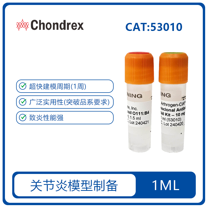 五克隆合剂 CAIA 模型诱导