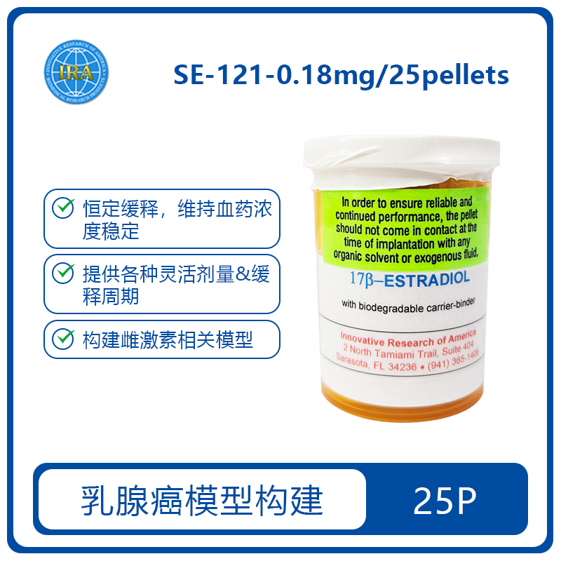 IRA （Innovative Research of America ）动物缓释片